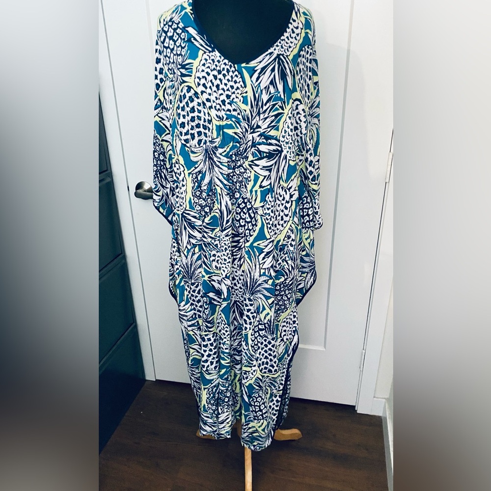 Pineapple printed Caftan